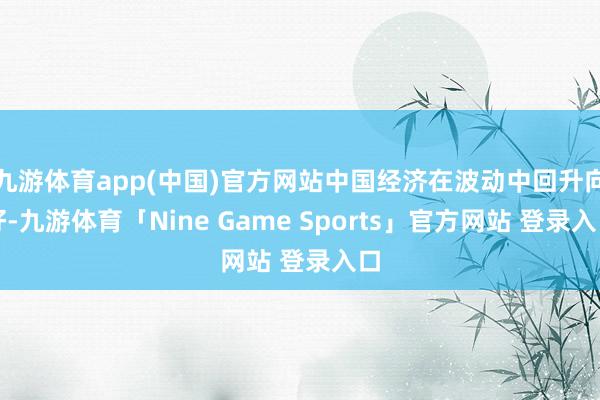 九游体育app(中国)官方网站中国经济在波动中回升向好-九游体育「Nine Game Sports」官方网站 登录入口